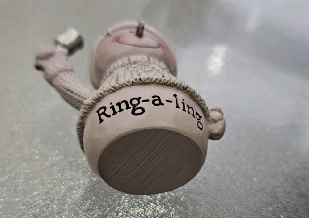 Blossom Bucket Set of Two Ring A Ling Hear Them Ring Snowmen - Picture 5 of 11